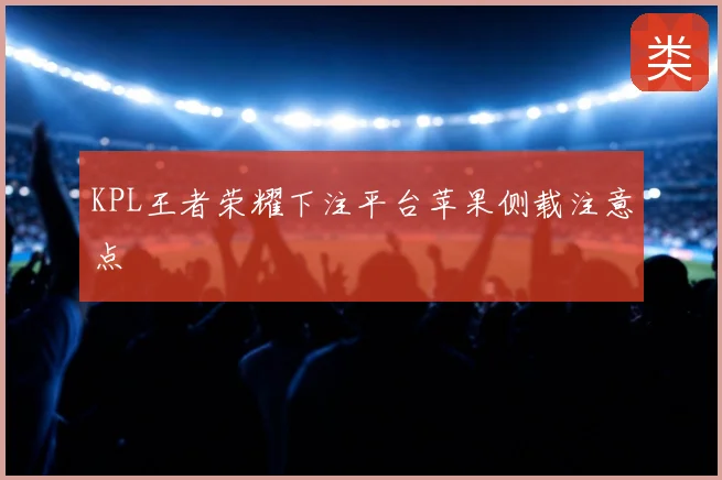 KPL王者荣耀下注平台苹果侧载注意点